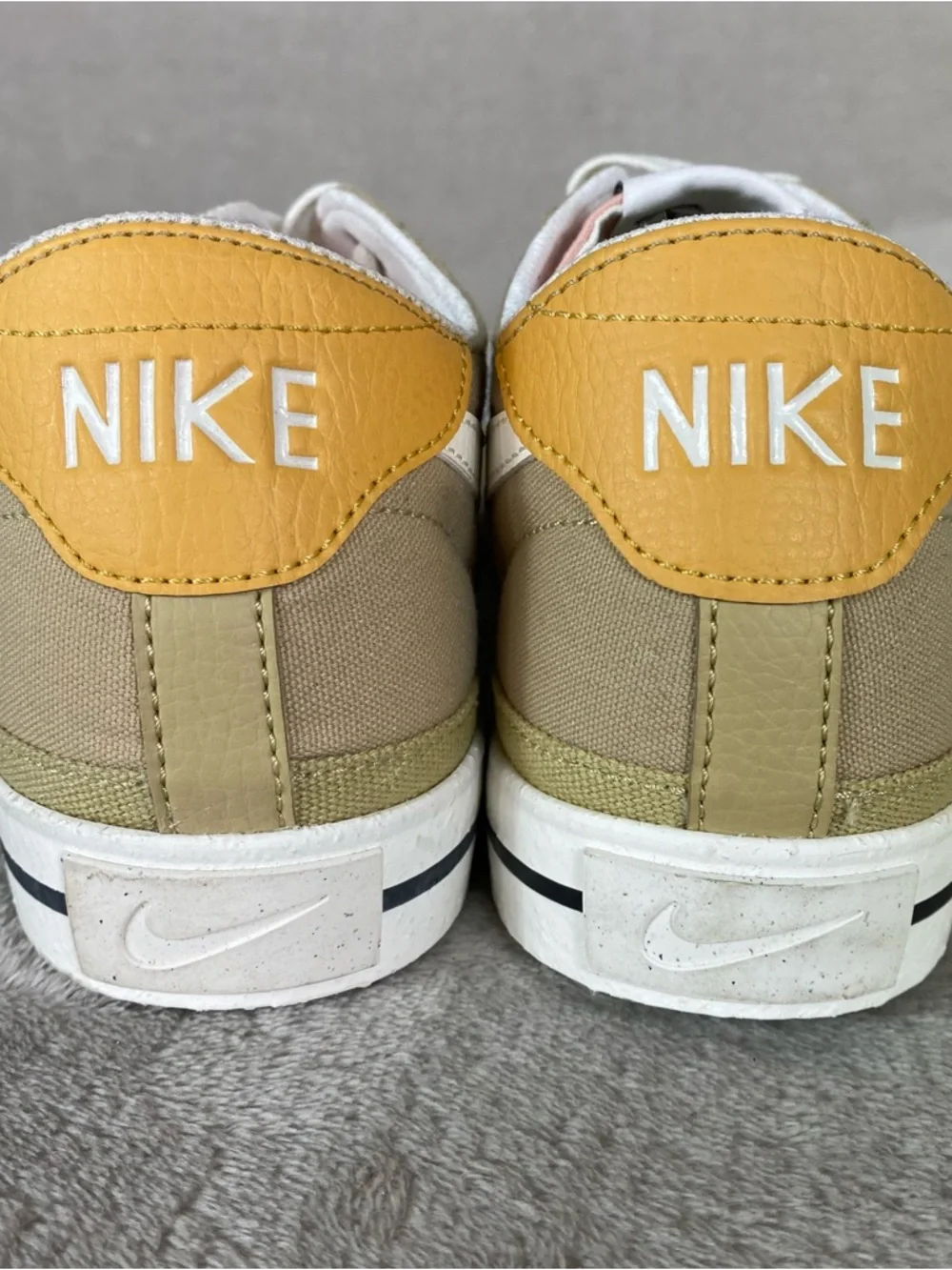 Nike Court Legacy DV0516-700 Mens Size 12 Wheat Grass Canvas Athletic Shoes‎ NEW
